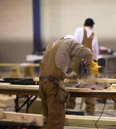 Wooden characters