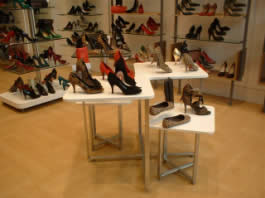 Faith Shoes display area